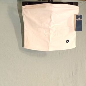 Hollister White Crop Top